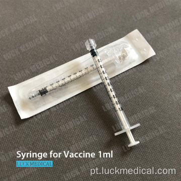 Seringa de vacinação de 1ml sem agulha